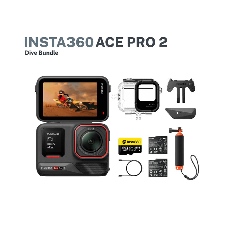 Brand New Insta 360 Ace Pro 2 Dive,Xplorer and Creator Bundle
